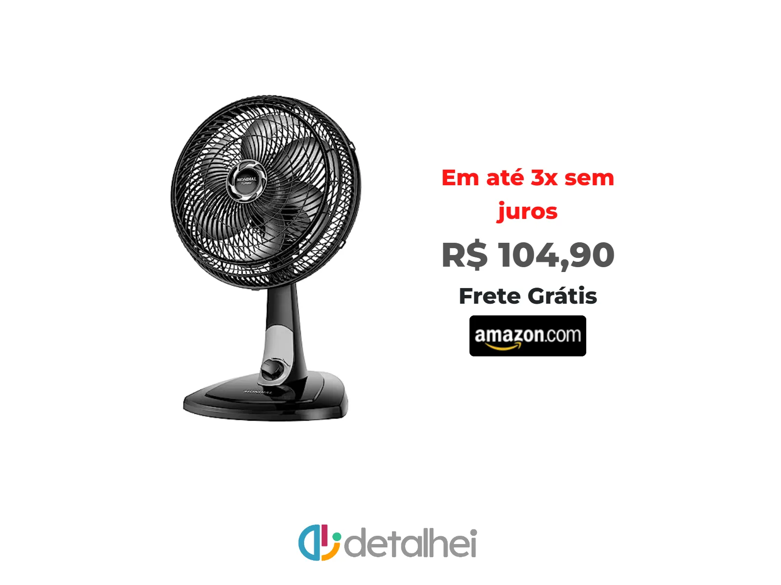Foto do produto ❗Ventilador de mesa Mondial 110V, 30cm, 6 pás, Turbo - VT-30-NB<br/>#Amazon: <a href="https://harpy.me/KHJSObrvqPL8" target="_blank" rel="nofollow">https://harpy.me/KHJSObrvqPL8</a>