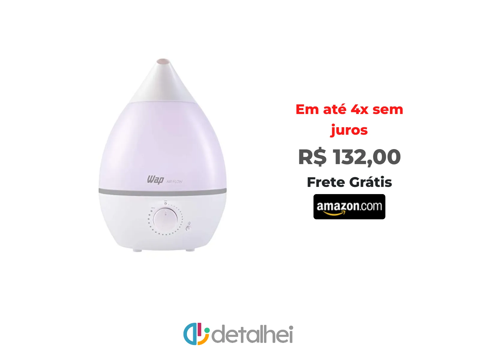Foto do produto ❗WAP Umidificador de Ar AIR FLOW com Luminária e Difusor de Aromas, 4 Litros, Autonomia de até 12 horas, 20W Bivolt<br/>#Amazon: <a href="https://harpy.me/uz9EhoPS2dTl" target="_blank" rel="nofollow">https://harpy.me/uz9EhoPS2dTl</a>