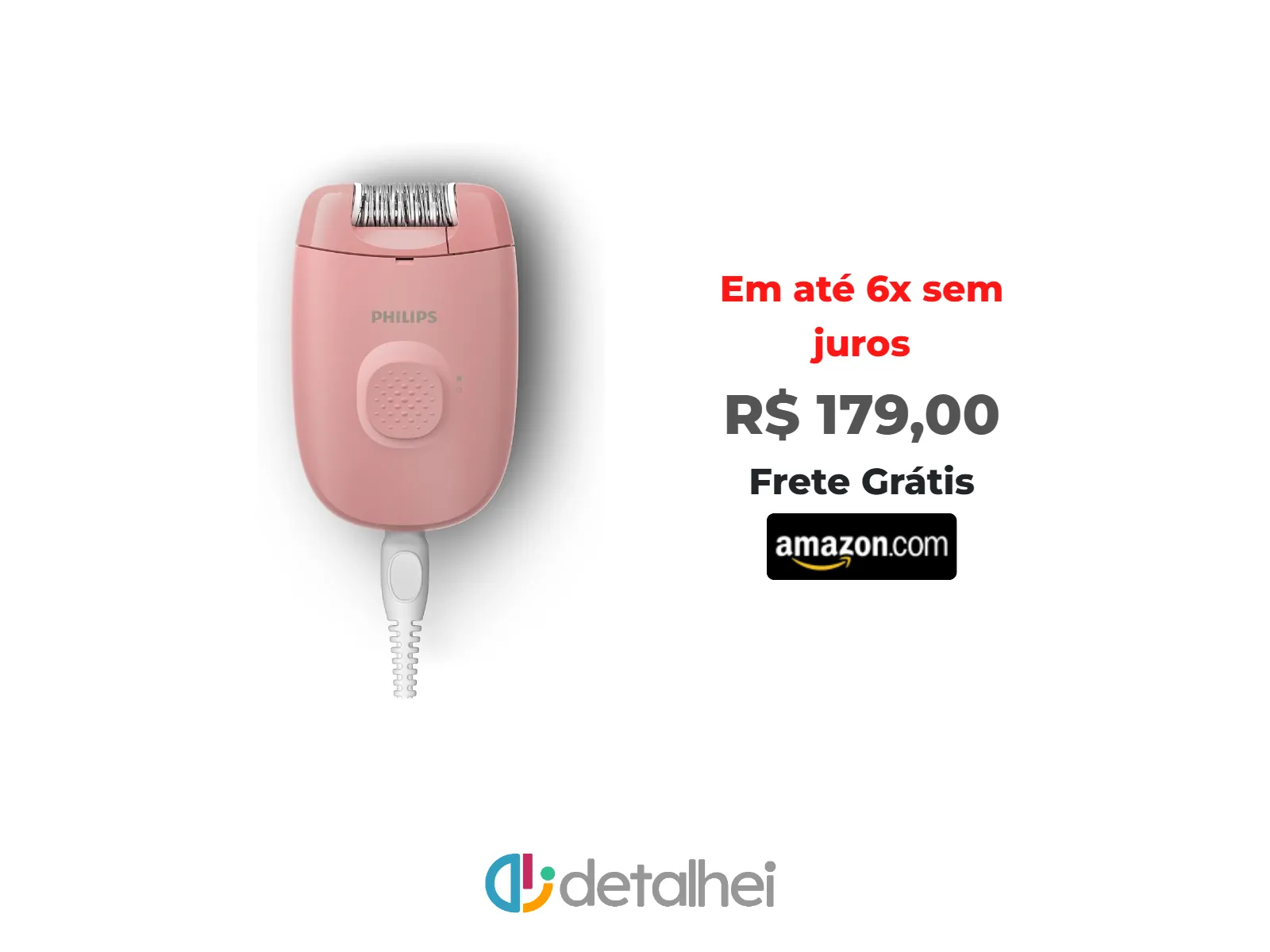 Foto do produto ❗Depilador Philips Satinelle com 1 Acessório, depilação feminina BRE229/00 Rosa Bivolt<br/>#Amazon: <a href="https://harpy.me/8kFXCCDQDffE" target="_blank" rel="nofollow">https://harpy.me/8kFXCCDQDffE</a>
