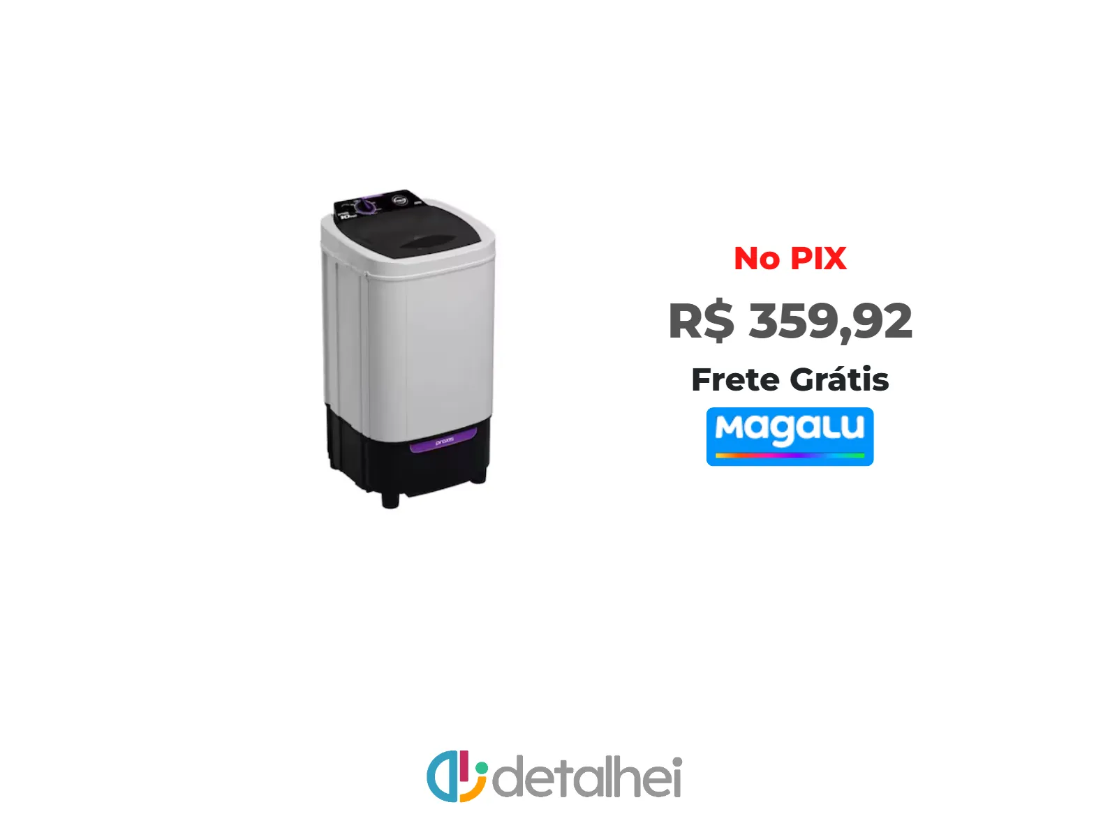 Foto do produto ❗Lavadora Praxis 10kg Sem Dreno 127V Branca<br/>#Magazine Luiza: <a href="https://harpy.me/i4VqOJBdYr3D" target="_blank" rel="nofollow">https://harpy.me/i4VqOJBdYr3D</a>