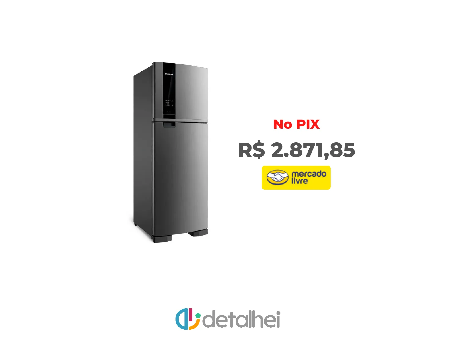 Foto do produto ❗Geladeira Frost Free Duplex 375 L Brm45jk Inox Brastemp<br/>#Mercado Livre: <a href="https://harpy.me/3PAOtltDi9Zc" target="_blank" rel="nofollow">https://harpy.me/3PAOtltDi9Zc</a>