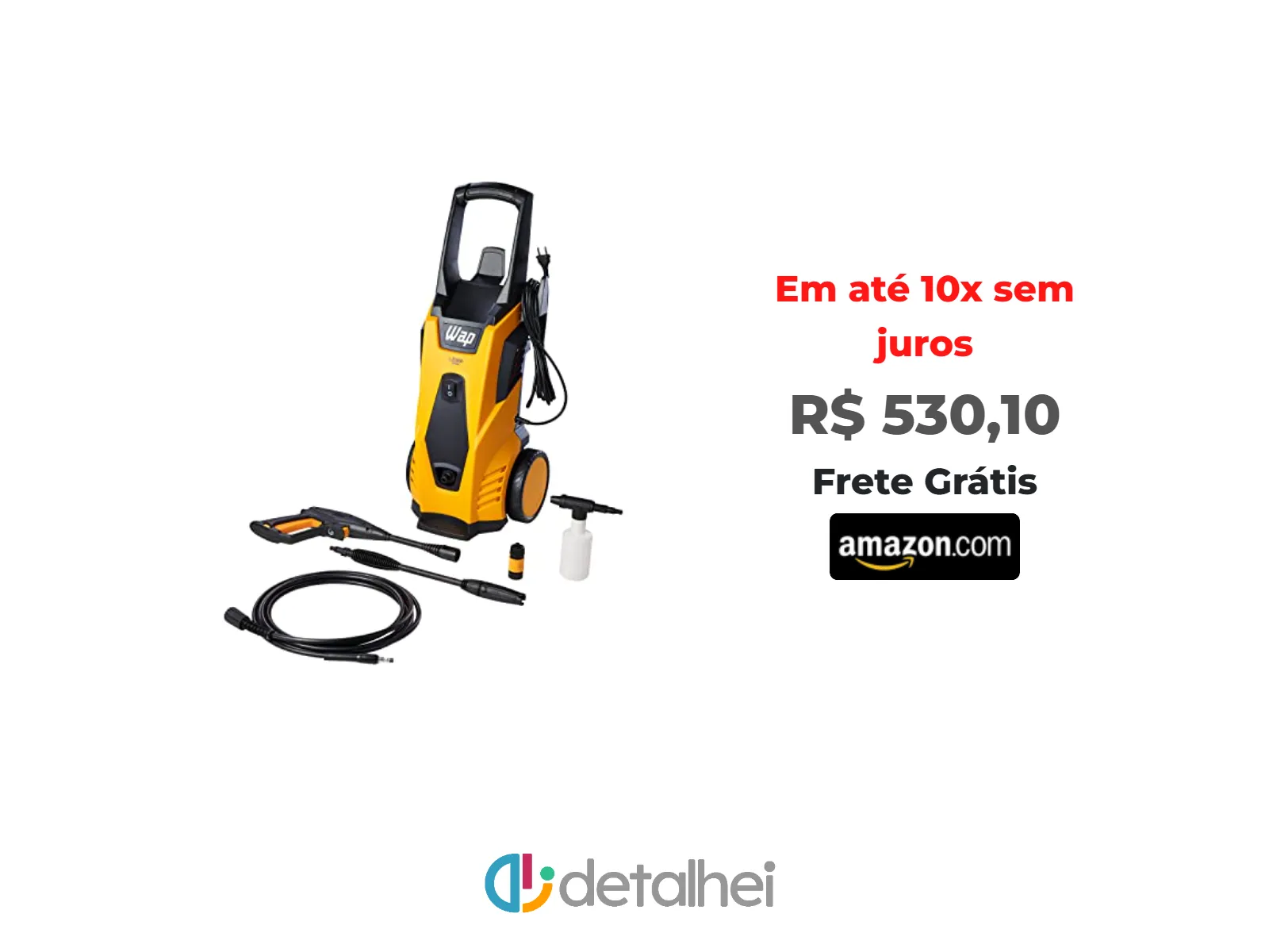 Foto do produto ❗WAP Lavadora de Alta Pressão LÍDER 2200, 360L/h, com Jato em Leque e Concentrado, 1800psi 1750W 127V<br/>#Amazon: <a href="https://harpy.me/_S4-nIhvT3A5" target="_blank" rel="nofollow">https://harpy.me/_S4-nIhvT3A5</a>