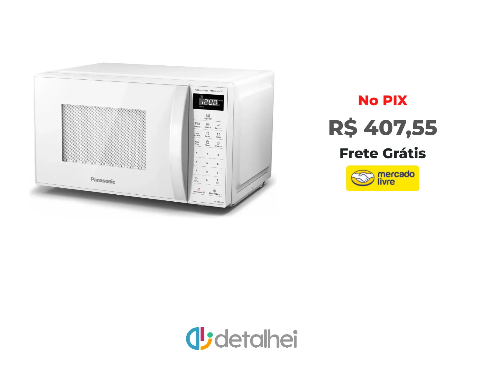 Foto do produto ❗Micro-ondas Panasonic 21 Litros Branco - NN-ST25lWRU<br/>#Mercado Livre: <a href="https://harpy.me/u-IMCxNDiycL" target="_blank" rel="nofollow">https://harpy.me/u-IMCxNDiycL</a>