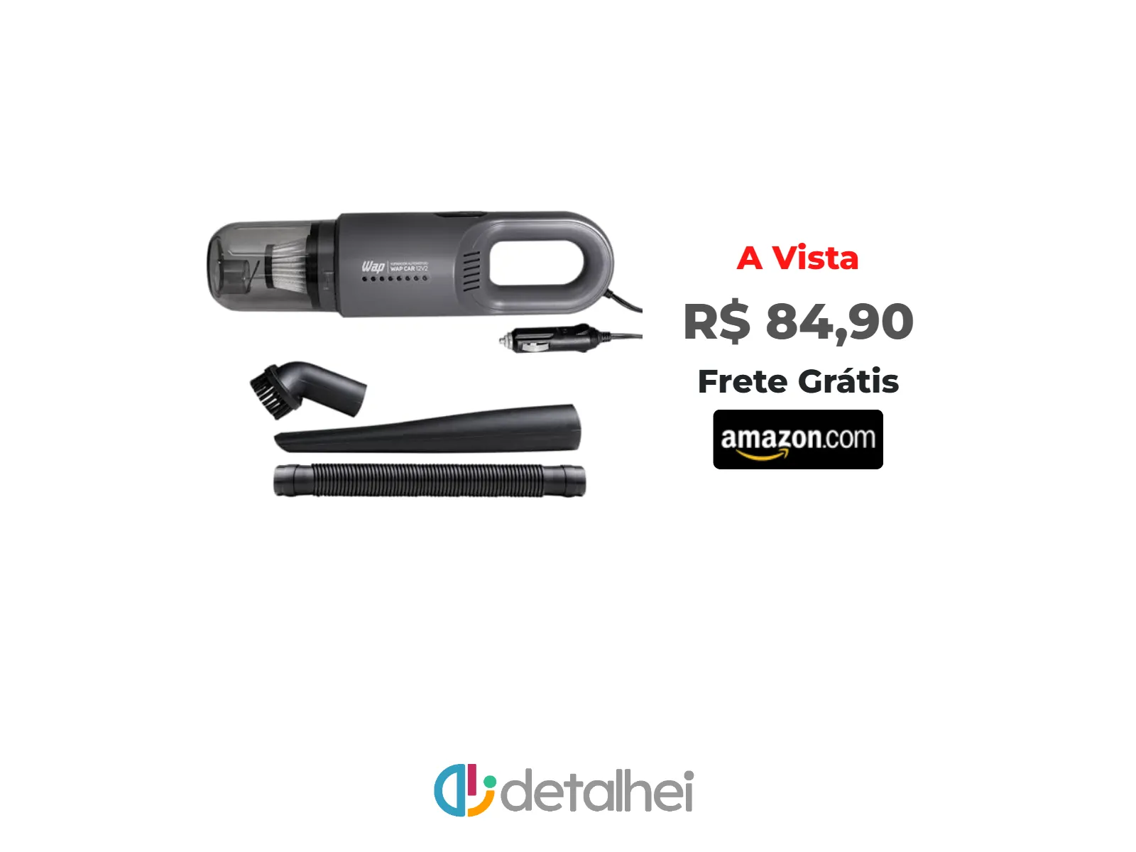 Foto do produto ❗WAP Aspirador de Pó Automotivo CAR 12V2, Portátil, 420ml, com Recipiente Removível e Filtro Lavável, 180W 12VDC<br/>#Amazon: <a href="https://harpy.me/2lpMY7LLqXVS" target="_blank" rel="nofollow">https://harpy.me/2lpMY7LLqXVS</a>