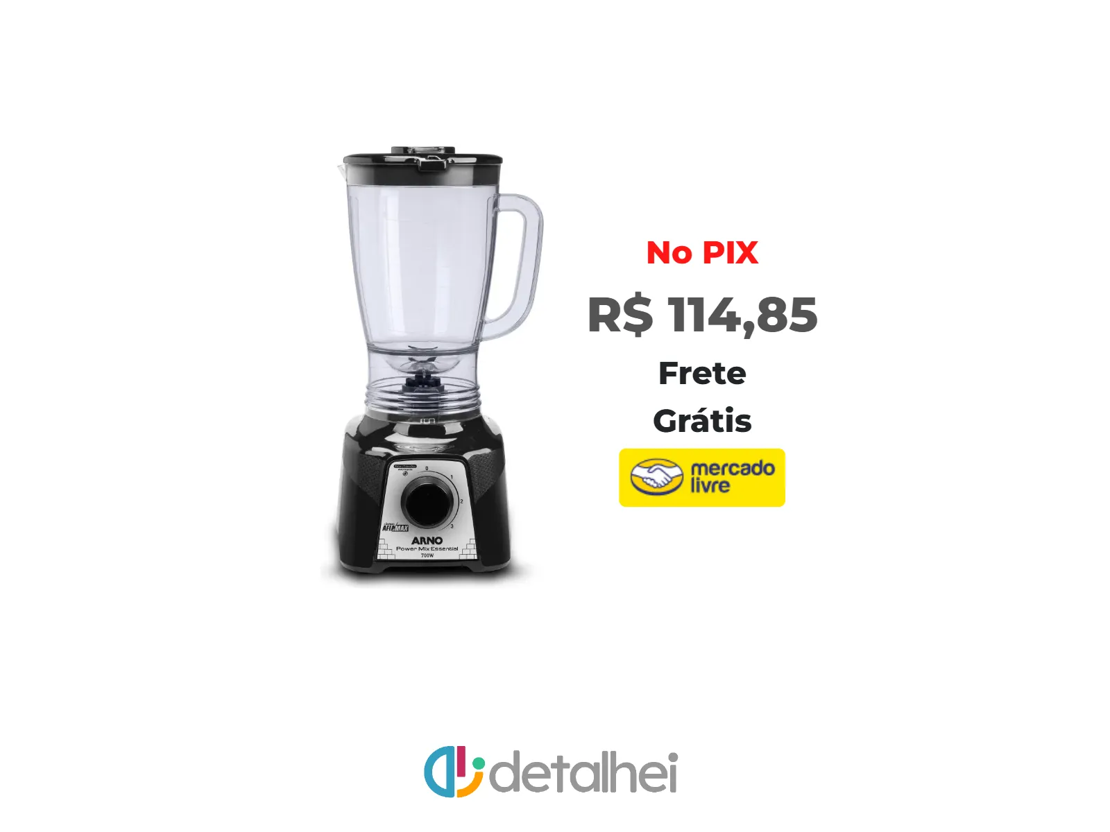 Foto do produto ❗Liquidificador Arno Power Mix Essential Preto Lq19 | Arno<br/>#Mercado Livre: <a href="https://harpy.me/e-nxbfcYNpl1" target="_blank" rel="nofollow">https://harpy.me/e-nxbfcYNpl1</a>