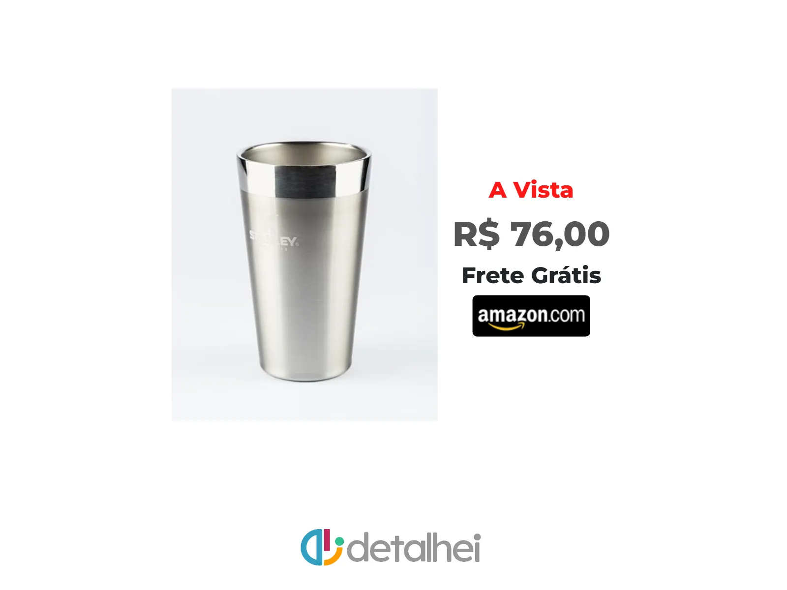 Foto do produto ❗Stanley - Copo de cerveja isolado, copo empilhável Stay Chill de 473 ml, para bebidas quentes ou frias, Stainless Steel<br/>#Amazon: <a href="https://harpy.me/IrbCVhpgyRse" target="_blank" rel="nofollow">https://harpy.me/IrbCVhpgyRse</a>