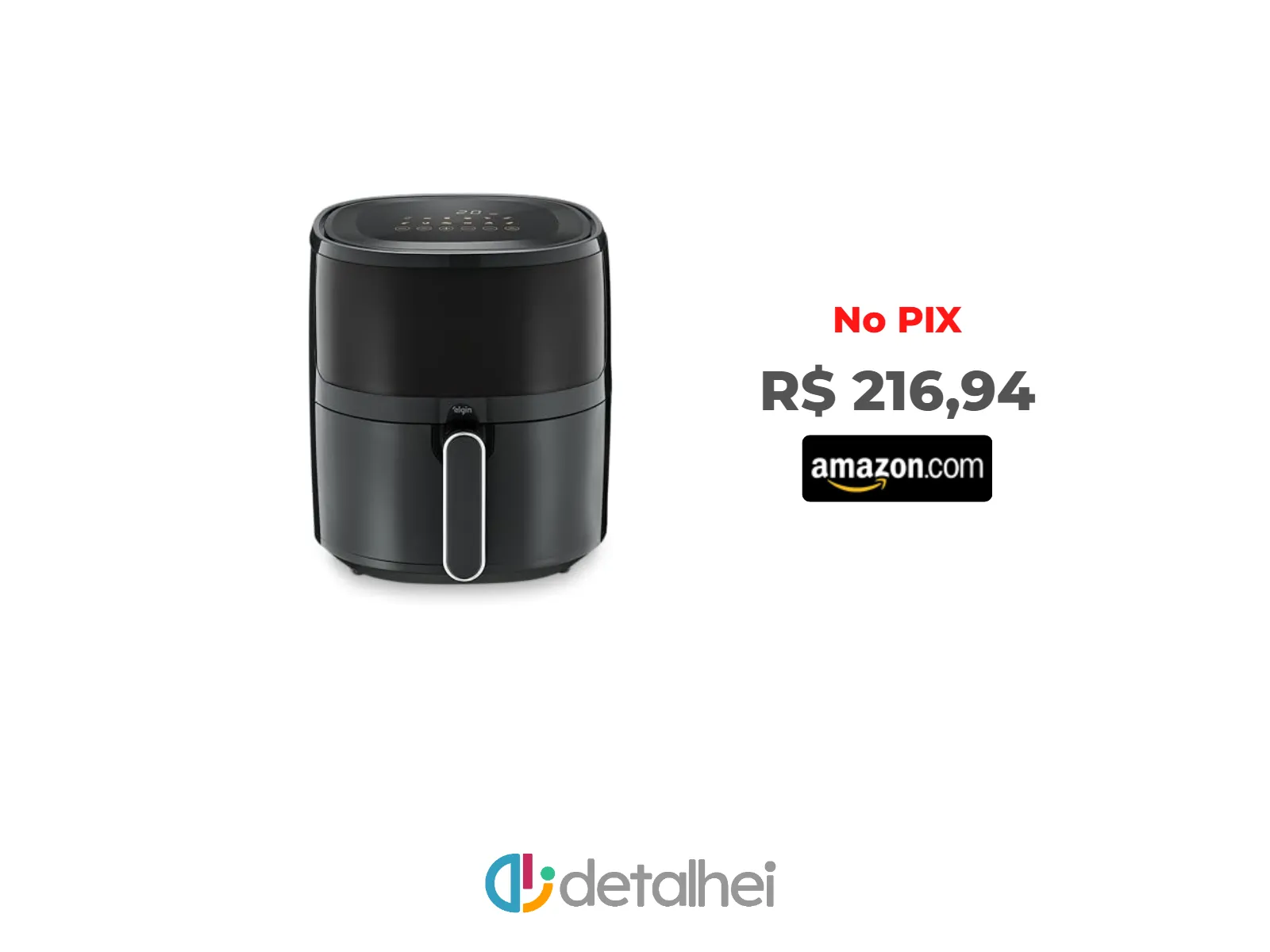 Foto do produto ❗Fritadeira Elétrica Visio Fry Elgin Cesto removível 5L 1700W 110V - Airfryer<br/>#Amazon: <a href="https://harpy.me/QJ0GwFanHDHT" target="_blank" rel="nofollow">https://harpy.me/QJ0GwFanHDHT</a>