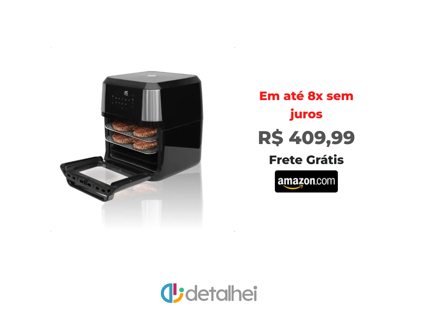 Foto do produto ❗Fritadeira Forno Airfryer 12 L Oven Fry 4 em 1 Tronos - 127v<br/>#Amazon: <a href="https://harpy.me/Erpq1quA-pEc" target="_blank" rel="nofollow">https://harpy.me/Erpq1quA-pEc</a>