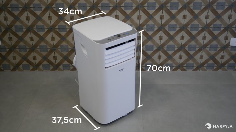 Medidas do ar condicionado Midea 