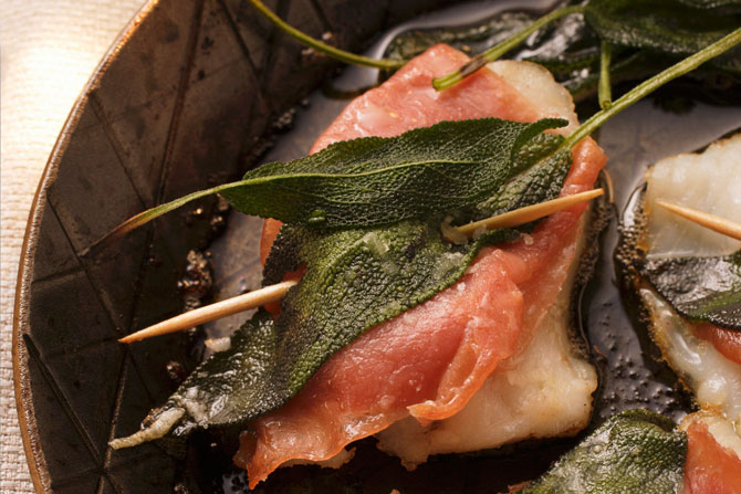 Saltimbocca alla romana.