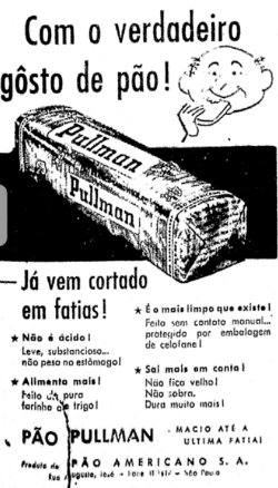 Publicidade de pão antiga