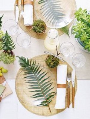 Decoração com plantas