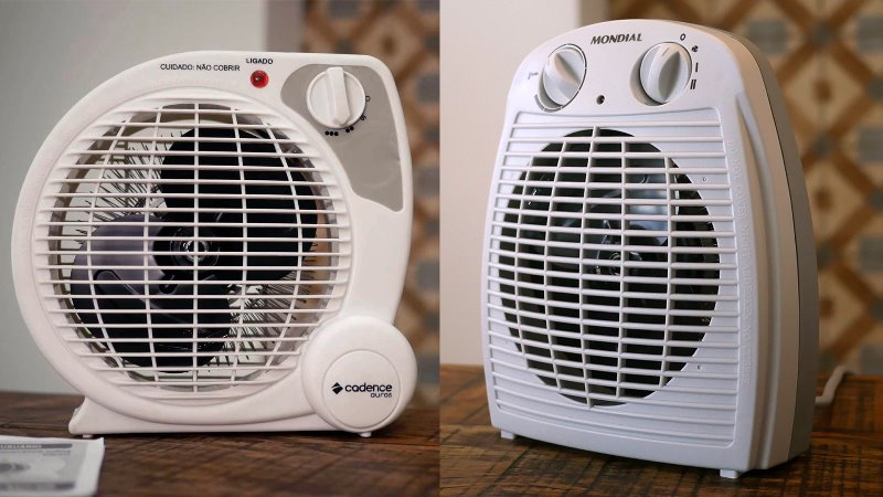 Comparação de termo ventiladores 