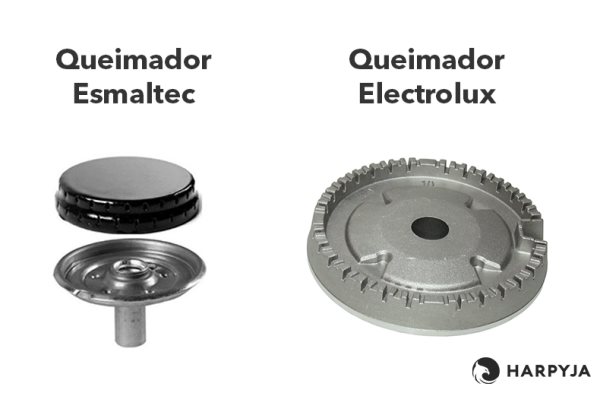 comparação de queimadores