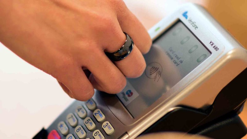 anel inteligente com pagamento nfc