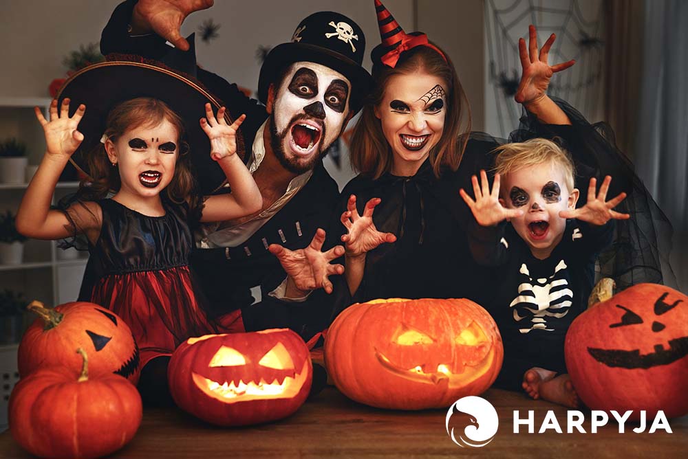 família halloween Harpyja