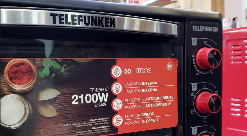 Forno elétrico da telefunken