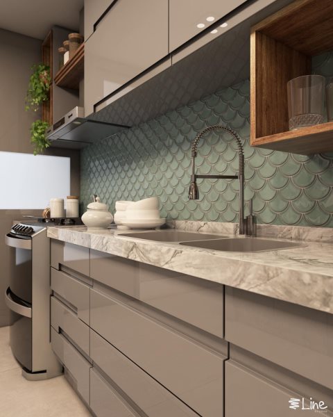 Cozinha decorada
