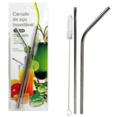 Canudo de inox ecológico 