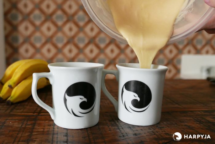 Massa na caneca