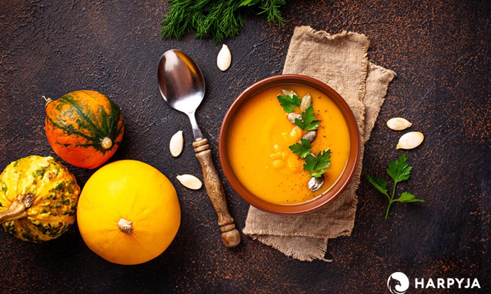 Imagem do blog post Halloween: curiosidades + Receita de sopa de abóbora.