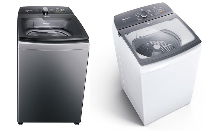 Cores da Lavadora Top Load Brastemp BWK12A9 12Kg