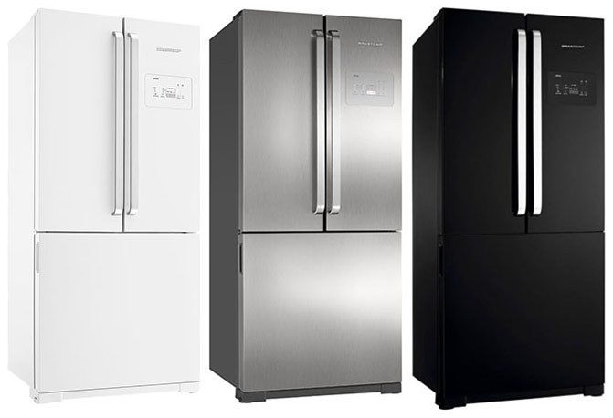 Cores do Refrigerador Brastemp Side by Side Inverse 