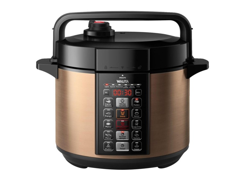 Panela de Pressão Elétrica Philips Walita Viva Digital 5 L