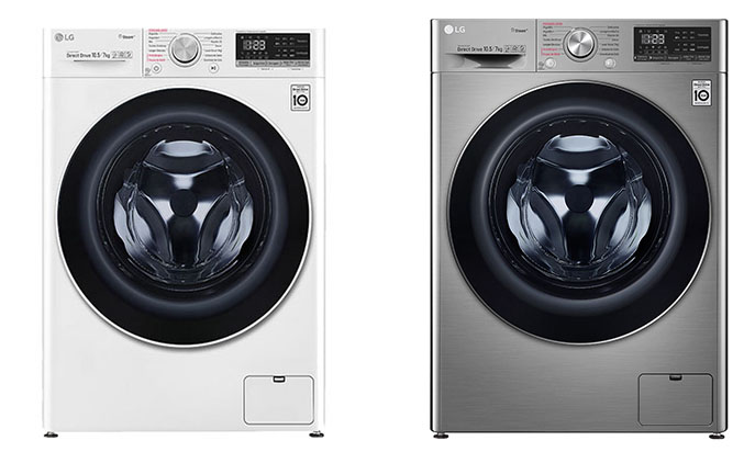 Cores da Lava e Seca LG VC4 10.5Kg