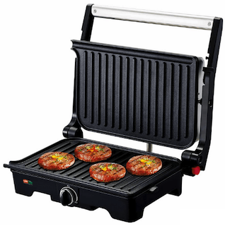 Grill Arno Dual GNOX com comida