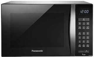 Micro-ondas Panasonic Style 32L na cor preta 