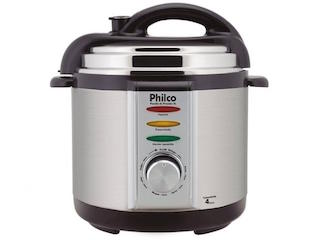Panela de Pressão Elétrica Philco 4L Aço escovado