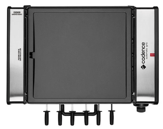Chapa lisa da Churrasqueira elétrica Cadence Automatic Grill
