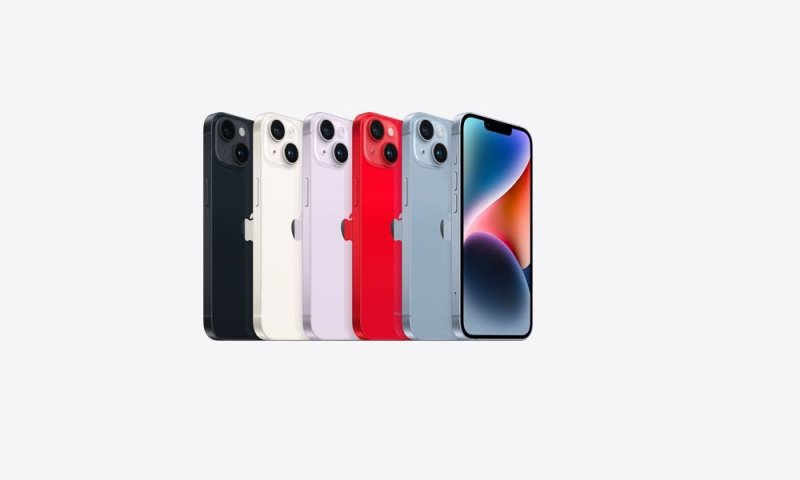Cores do Smartphone Apple iPhone 14
