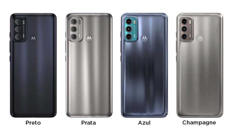 Cores do Smartphone Motorola Moto G60
