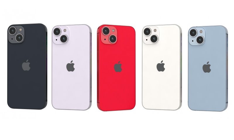 Cores do Smartphone Apple iPhone 14 Plus