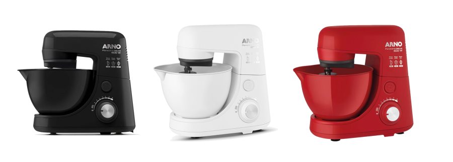 Cores da Batedeira Planetária Arno Deluxe SX30 ou SX31