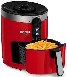 Air Fryer Arno Moderna 3.5L na cor vermelha