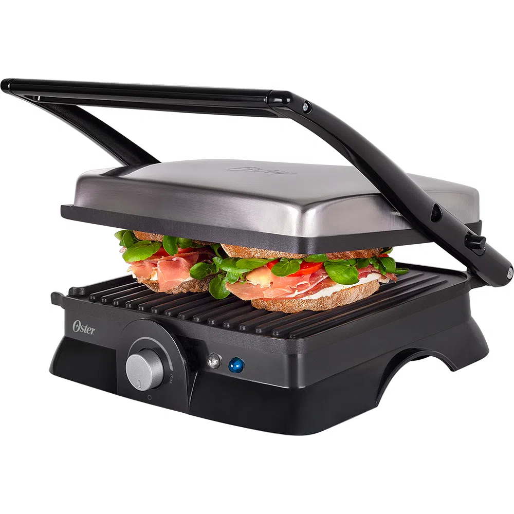 Grill Elétrico Multiuso Oster Inox OGRL210 - Imagem sobre OGRL210-01