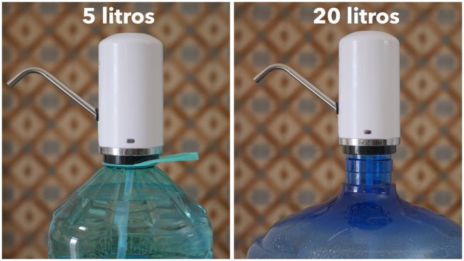 Bomba Elétrica Momo para galão de água - Imagem sobre galões de agua comparativo-menor