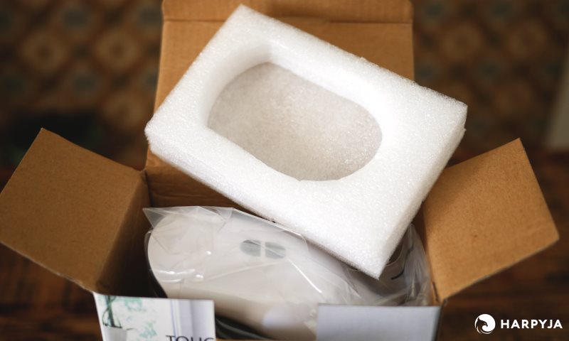 Dispenser Automático de Sabão - Imagem sobre entrega-menor