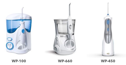 WaterPik modelo WP-100 e WP-660 - Imagem sobre modelos-menor