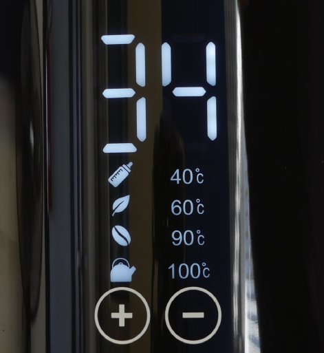 Oster Black com Painel Touch - Imagem sobre painel