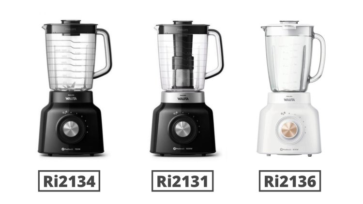 Cores do Liquidificador Philips Walita Problend 6 RI2136
