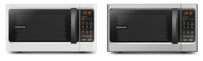 Cores do Micro-ondas Continental MC34