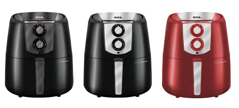 cores da Air Fryer EOS Cheff Gourmet EAF42