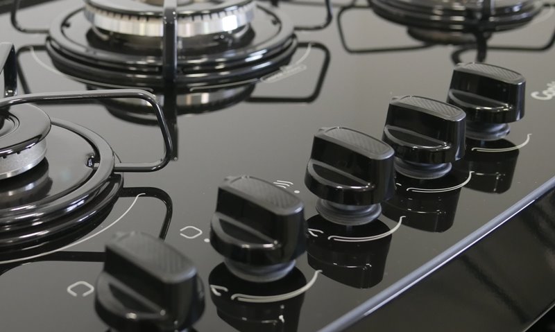 Continental de 5 bocas e mesa de vidro FC5V - Imagem sobre manipulos small