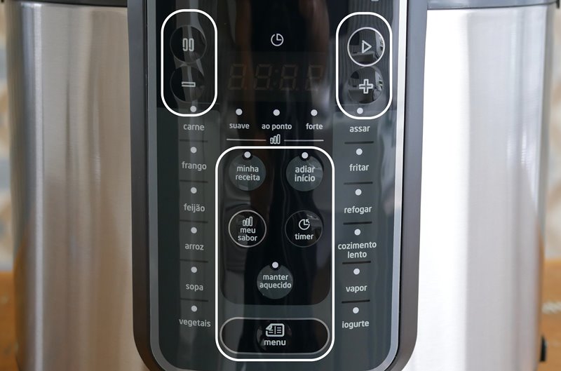 Midea MasterSteam - Imagem sobre Botões de cima e do meio4_Prancheta 1