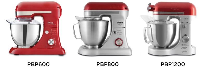 Comparação de modelos com a Batedeira Planetária Philco PBP800 Turbo Inox