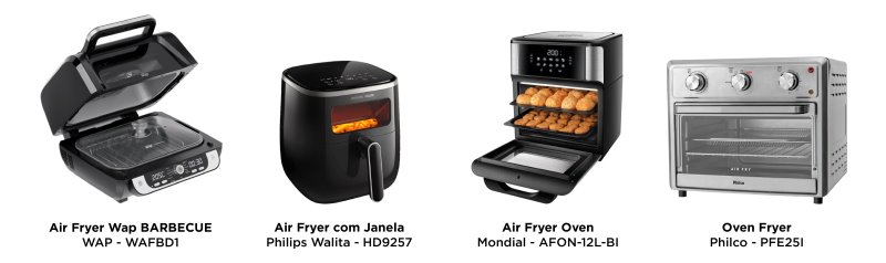 Tipos de Air Fryer